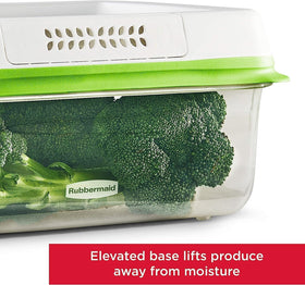 Rubbermaid FreshWorks containers show nesting design for compact kitchen storage