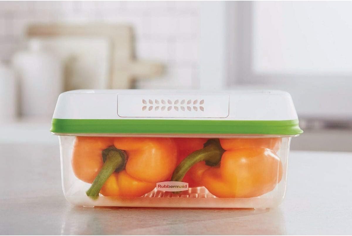 Lid for Rubbermaid FreshWorks fits multiple bases for space-saving fridge organization