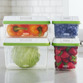 Rubbermaid FreshWorks medium base inside showing nesting design for space saving