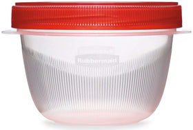 Rubbermaid TakeAlongs twist-top 2‑cup container with leak-proof seal for portable use
