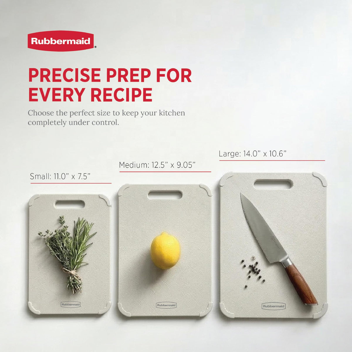 Rubbermaid wheat fiber cutting board small on counter perfect for herbs