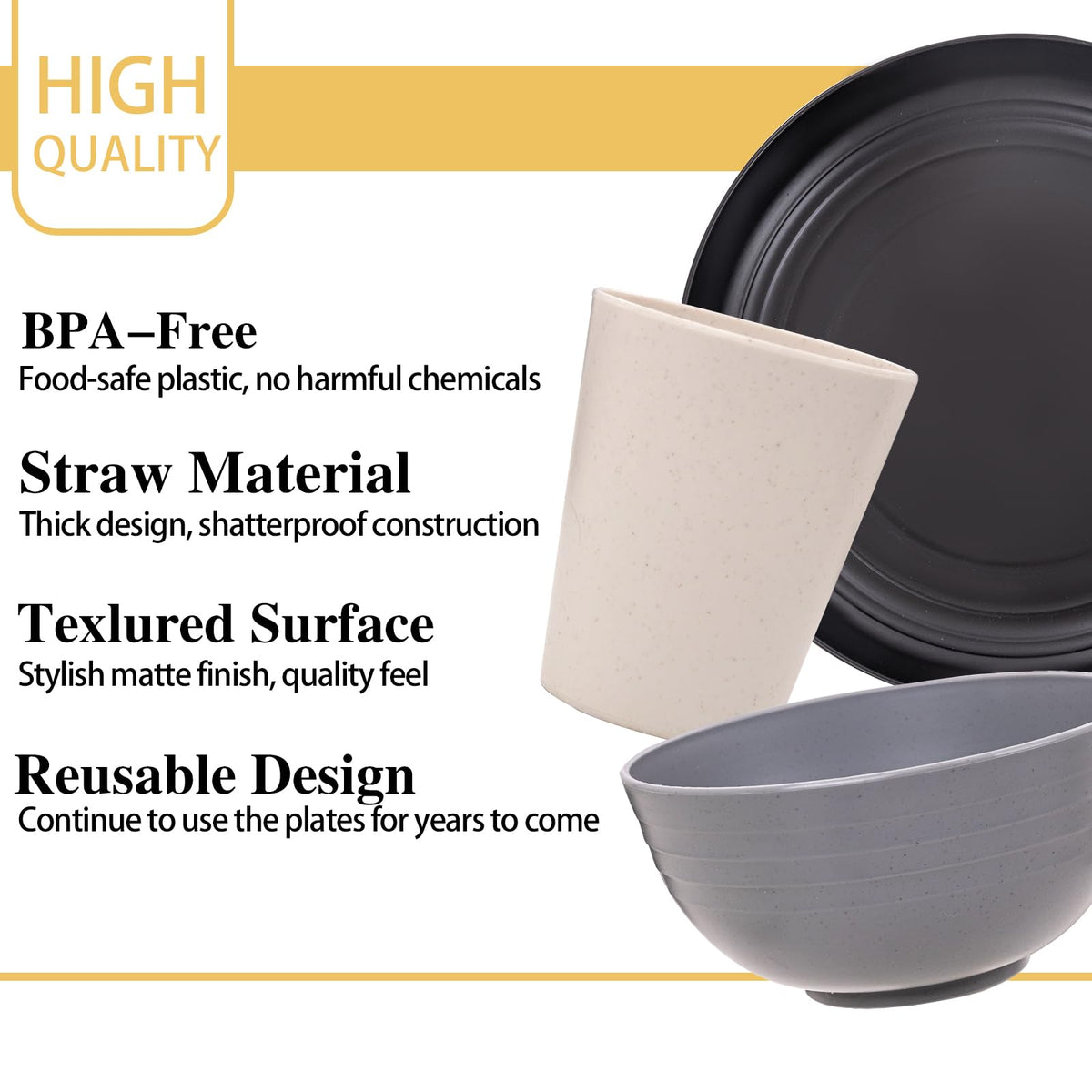 Rubtlamp 4 person set makes family dinners simple and stylish.