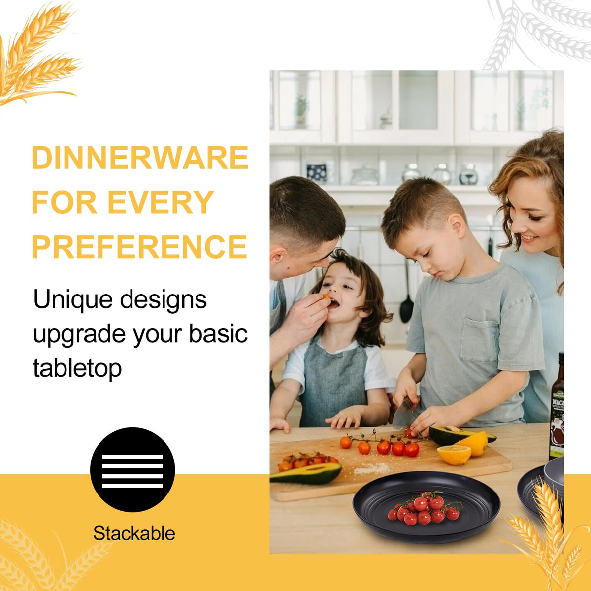 Rubtlamp microwave safe dinnerware for safe reheating of leftovers.