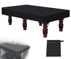 RUBY.Q 7ft billiard table cover front view showing weatherproof protection