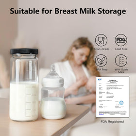 Ruckae juice bottles in fridge-friendly glass for easy content identification.