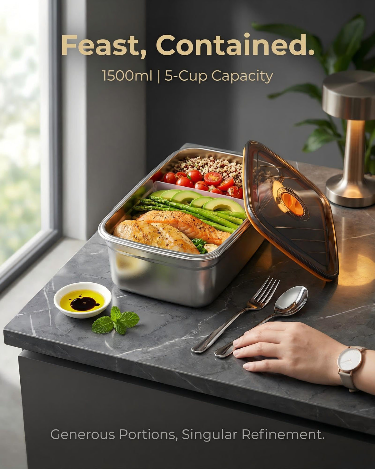 RUDAP carry bag with utensils supports easy travel and daily use