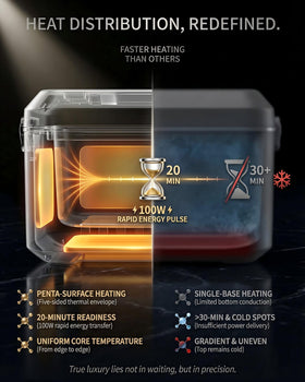 RUDAP heating modes display highlights versatile warming options for different meals