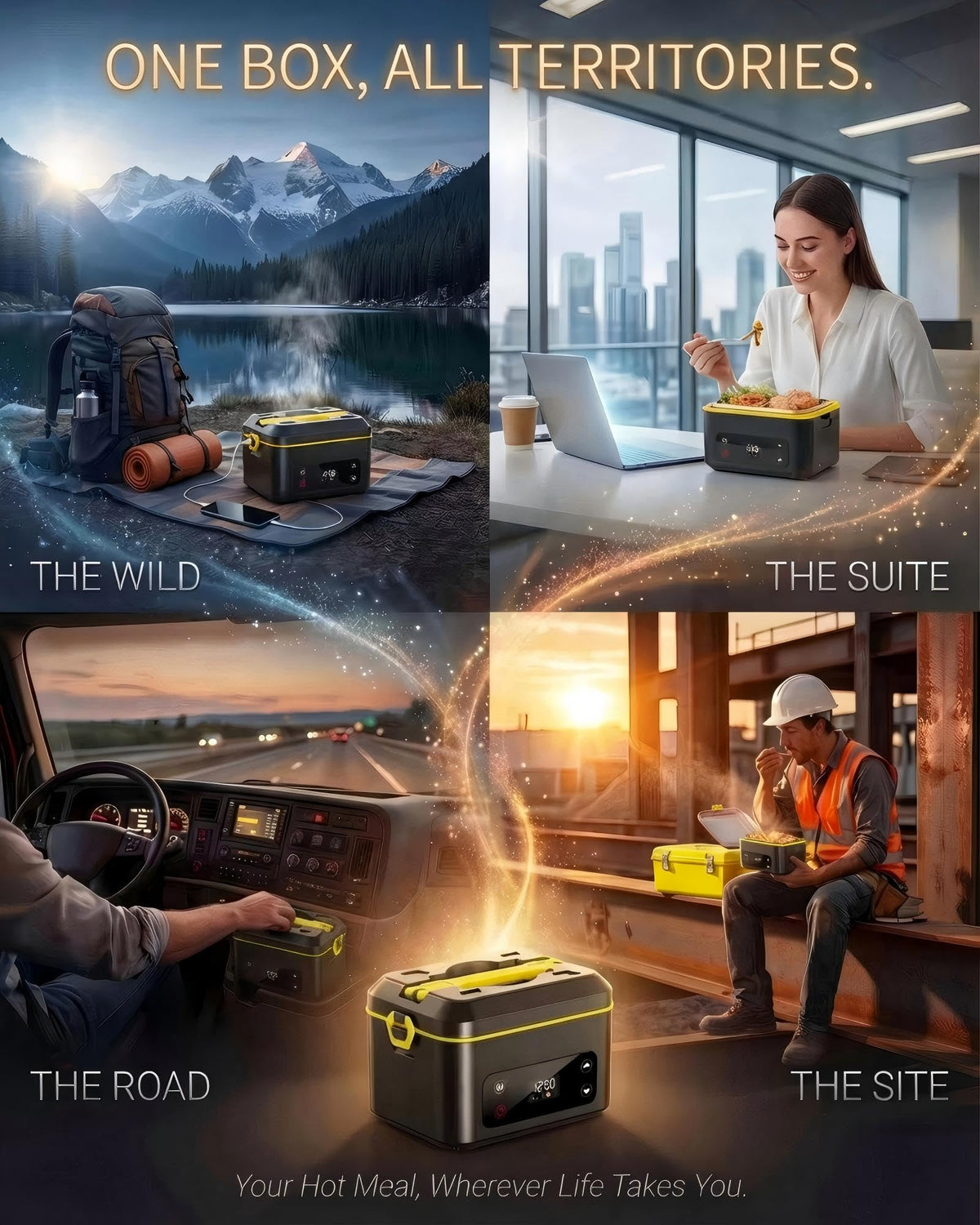 RUDAP ideal for office, truck, and travel scenarios