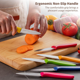 Ruffulon knife is dishwasher-safe, simplifying cleanup.