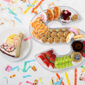 RUFHVTY creative letter number design boosts visual appeal and personalized party décor.