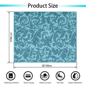 RUIFYRAY absorbent microfiber dish drying mat absorbing water after washing dishes