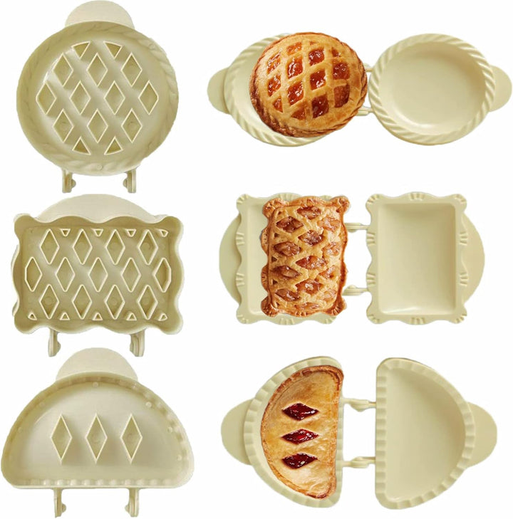 RuiGou-GuoLong apple shape pie mold for quick, uniform hand pies