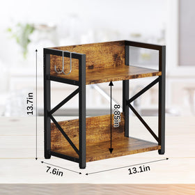 RUILALIFE back rail prevents items from tipping, keeping surfaces tidy