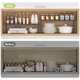 RUILALIFE kitchen countertop organizer declutters utensils and accessories