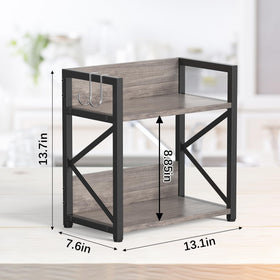 RUILALIFE back rail prevents items from falling behind.