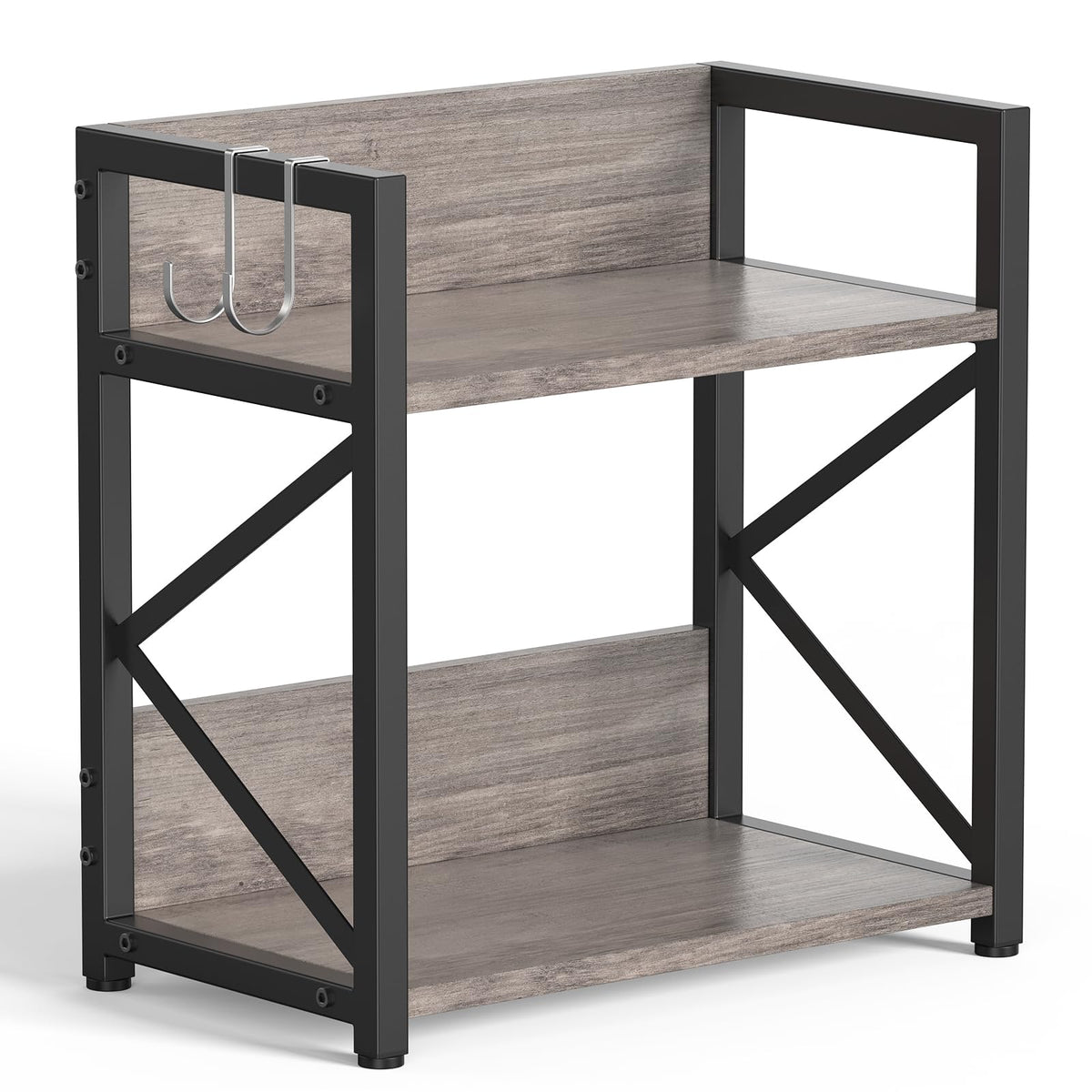 RUILALIFE countertop view shows two-tier organizer for convenient storage.