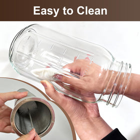 RuileMei glass pitcher suited for home-brewed beverages.