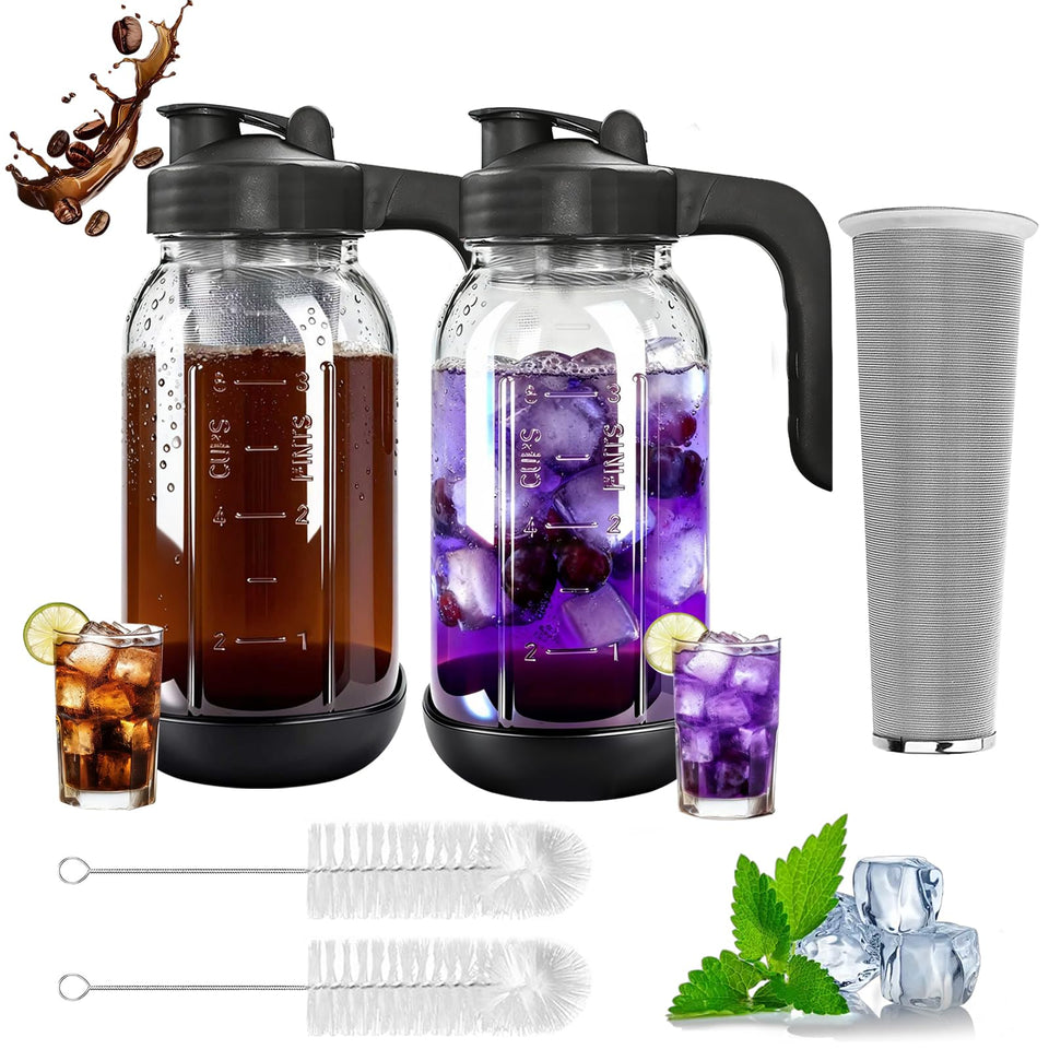 RuileMei non-slip base keeps the pitcher steady during brewing.