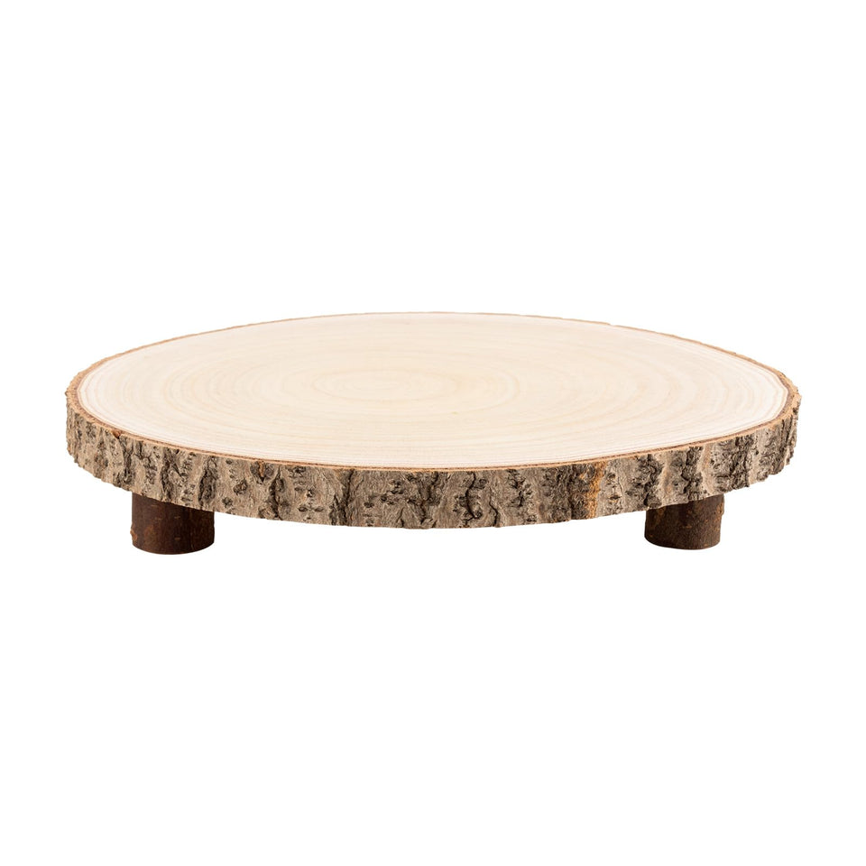 Ruizhihu wood cake stand with legs elevates desserts for a striking centerpiece