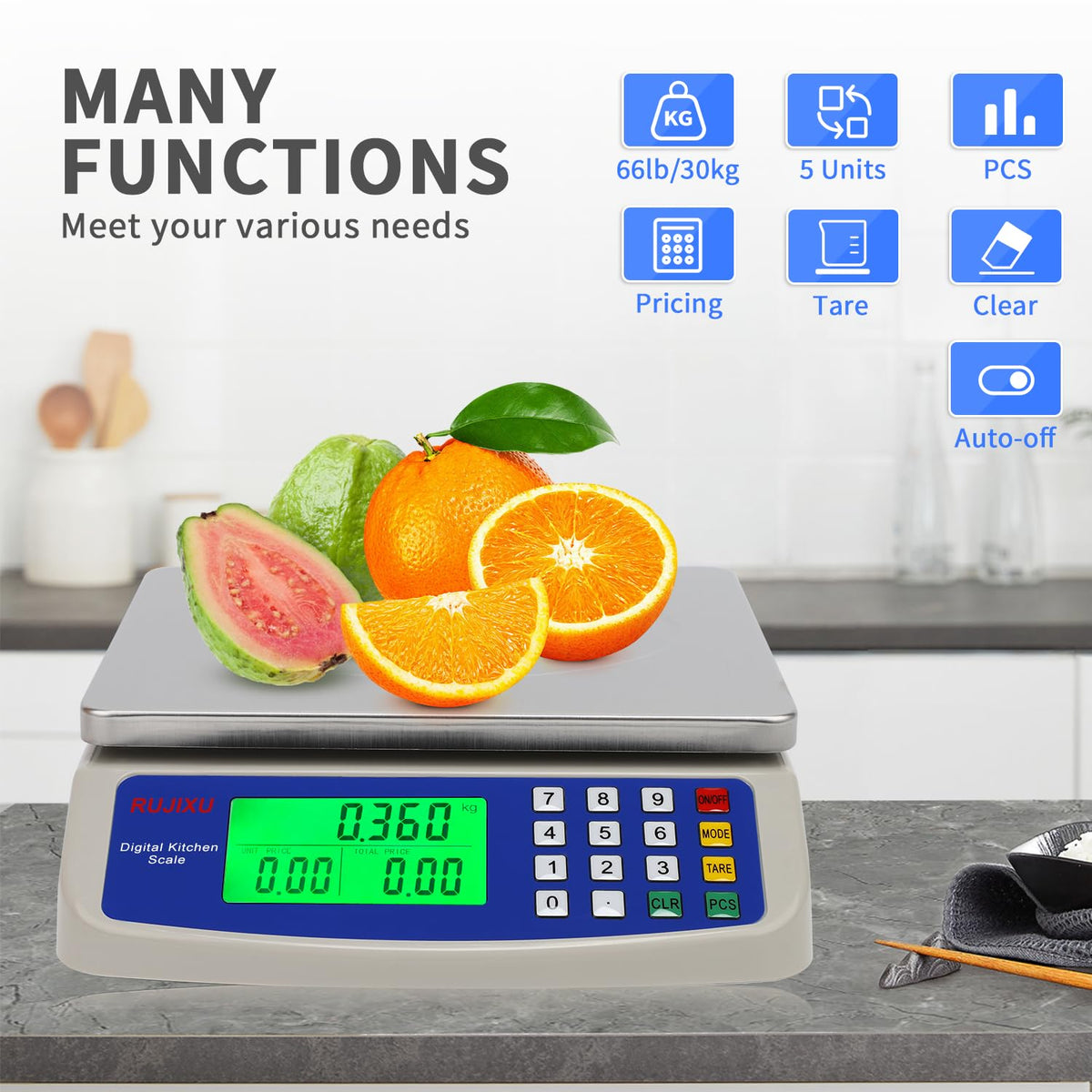 RUJIXU price computing function helps estimate costs during prep