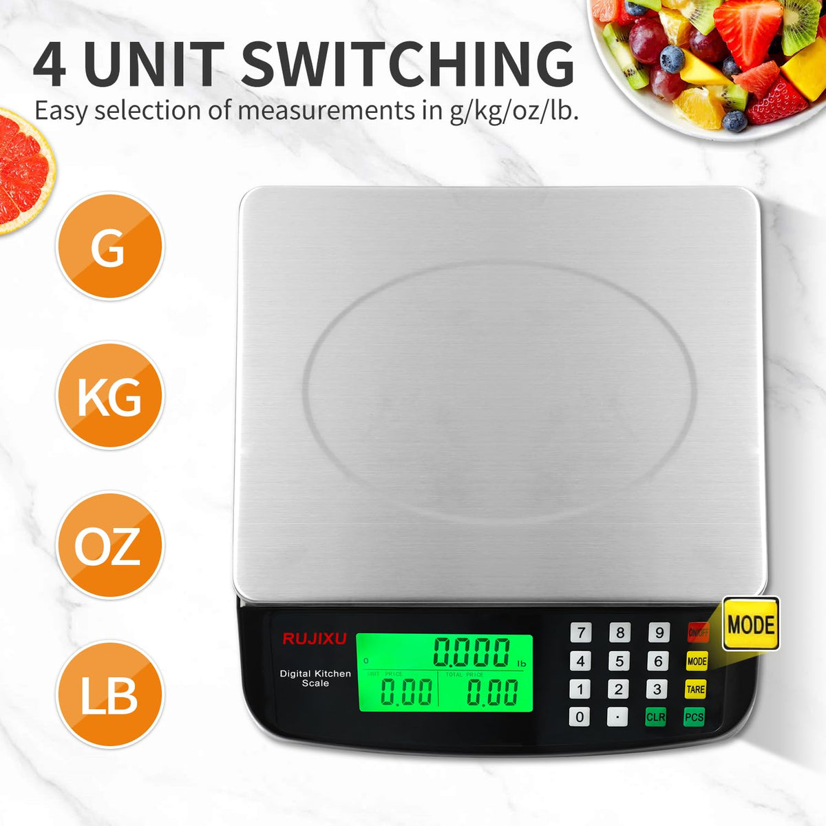 RUJIXU price computing feature supports per-item pricing in delis and bakeries