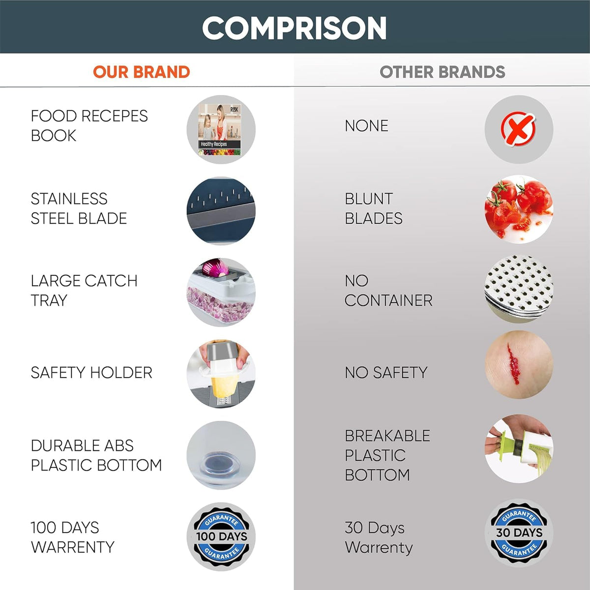 RüK blade organizers help store blades safely.