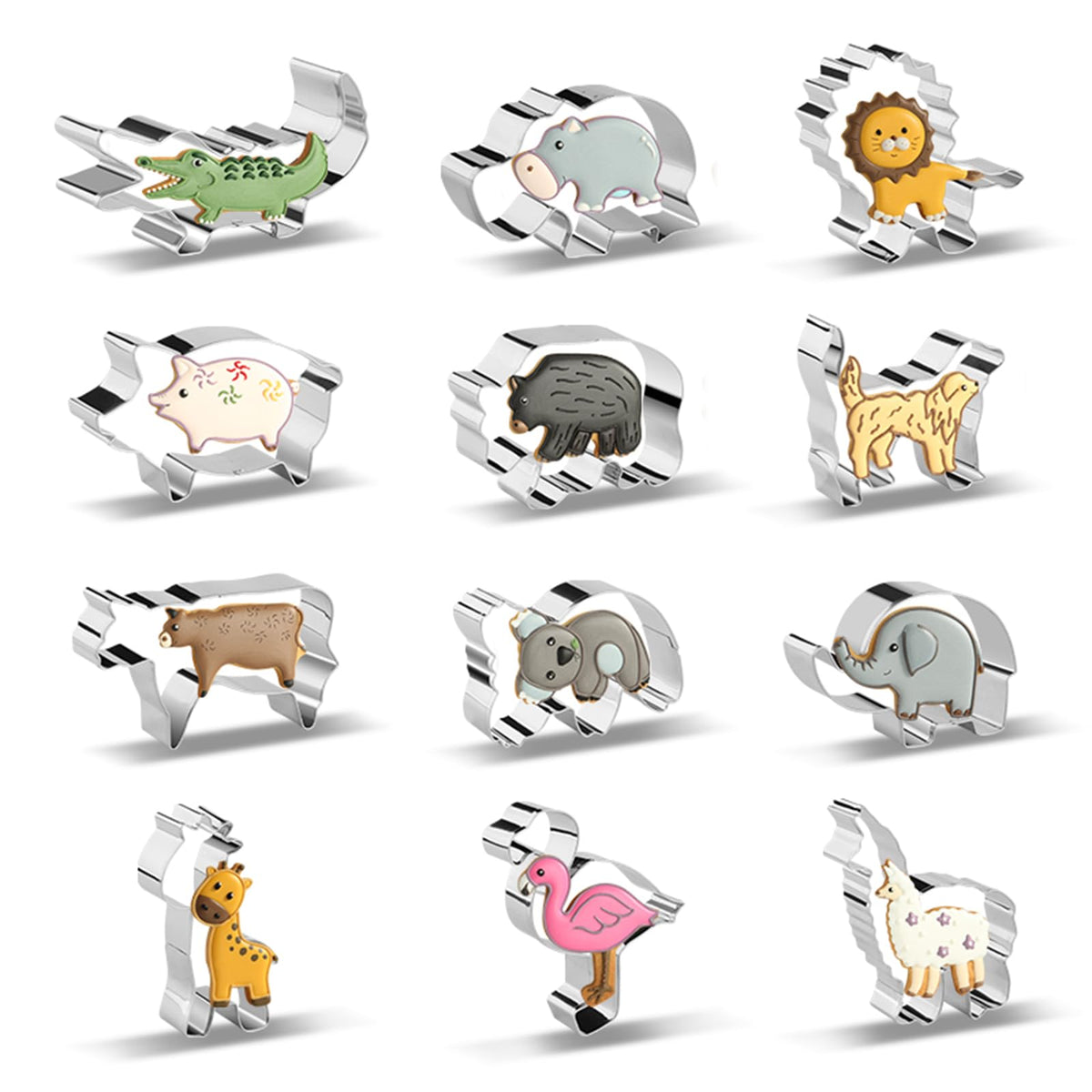 RUNHUAPPY lion cookie cutter for fun, quick animal-shaped cookies.