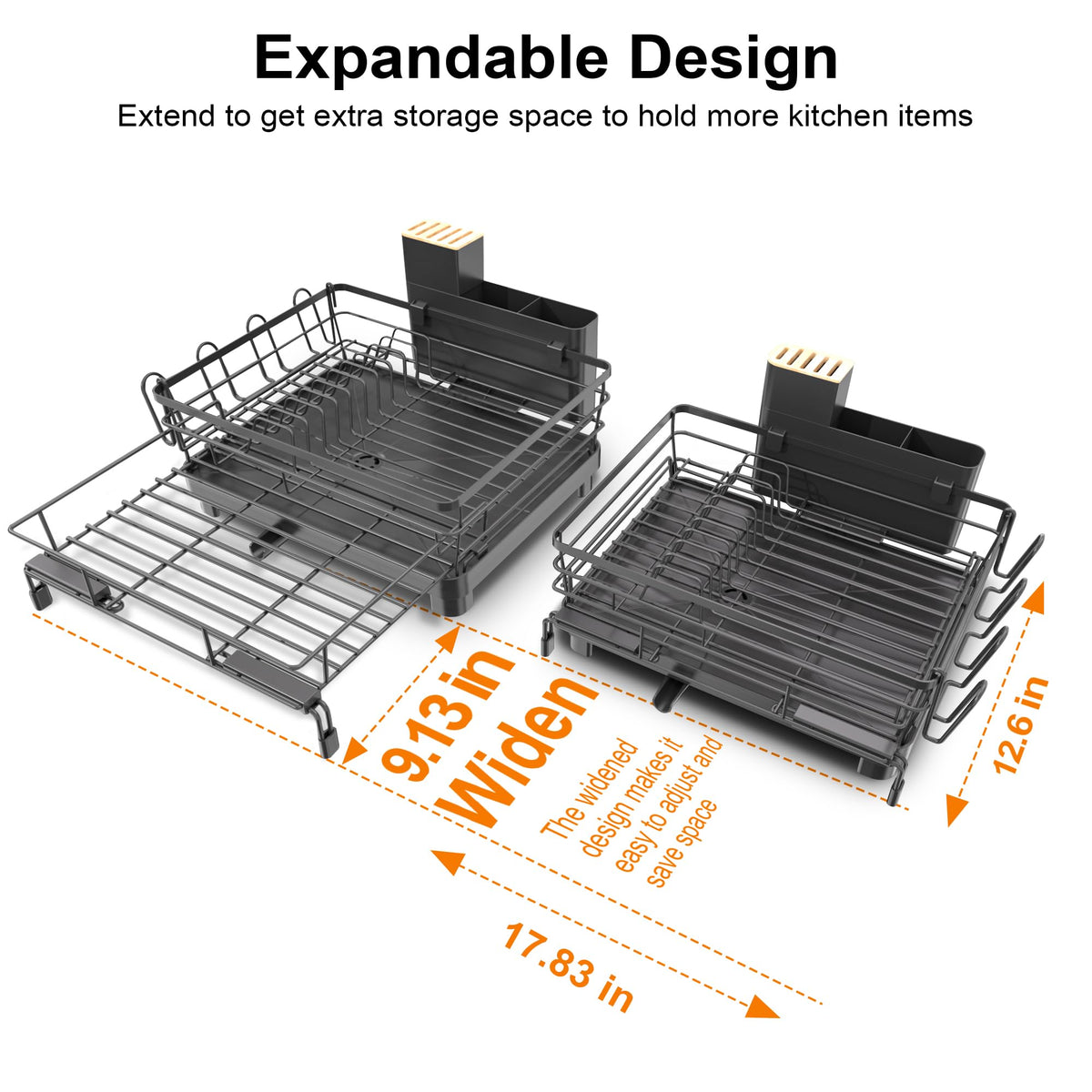Runnatal dish drying rack easy assembly requires no tools.