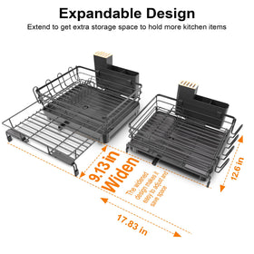Runnatal dish drying rack easy assembly requires no tools.