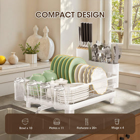 Runnatal removable utensil holder simplifies post-wash sorting