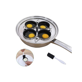 RUNZI Egg Poacher Pan with 4 cups for quick, perfect poached eggs.