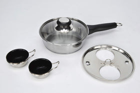 RUNZI 75ml poaching cups ensure consistent poaching and easy release.