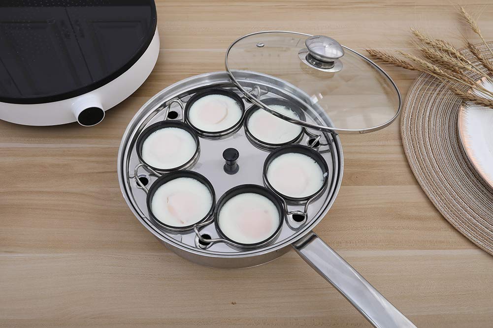 RUNZI versatile stovetop pan doubles as a sauté pan for other dishes.