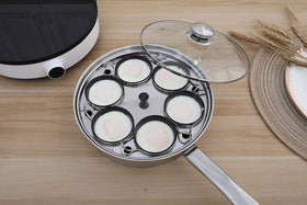 RUNZI versatile stovetop pan doubles as a sauté pan for other dishes.