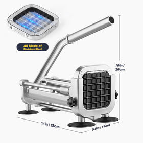 Ruooson whole-potato slicing in one motion saves time.