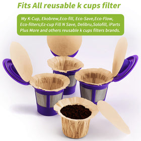 RUOYING Keurig-compatible filters fit 1.0 and 2.0 models for universal use.