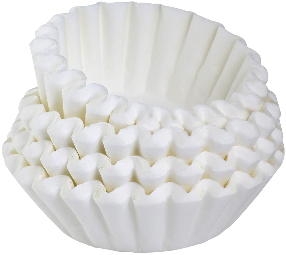 Rupert and Jeoffrey's 4-cup basket filter 400 white—fits most brewers for cleaner coffee.