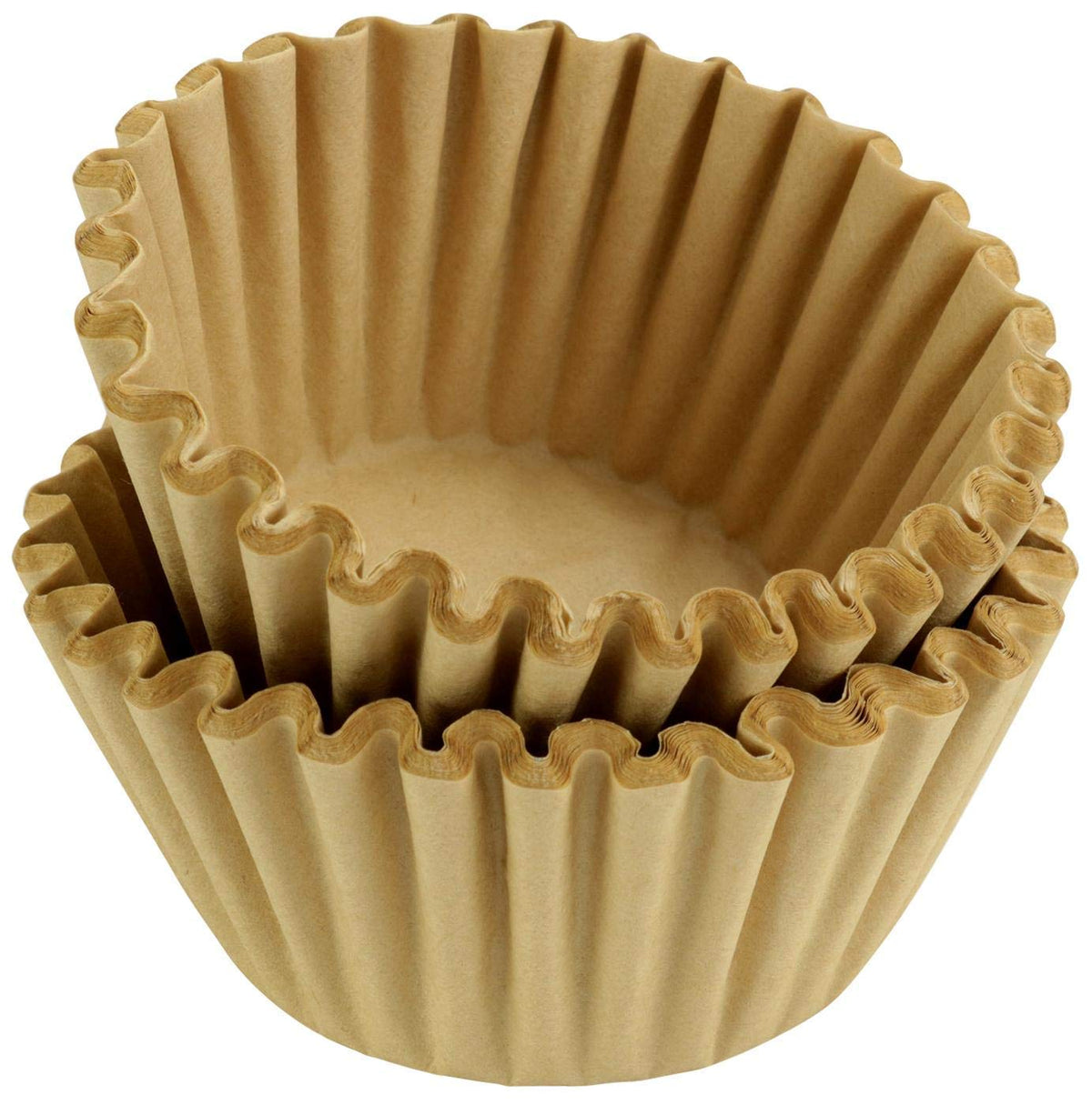 Rupert and Jeoffrey's basket filters in natural unbleached design for a cleaner cup