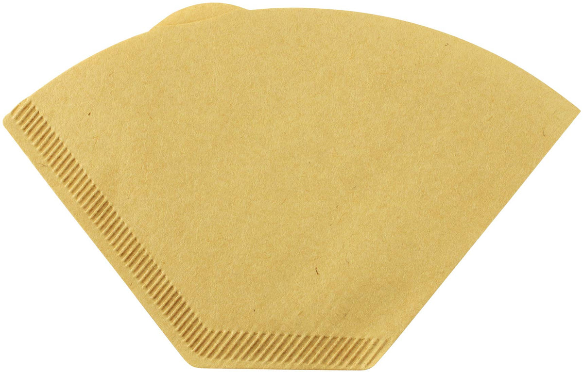 Rupert and Jeoffrey's trading cone filter close-up with natural paper texture.