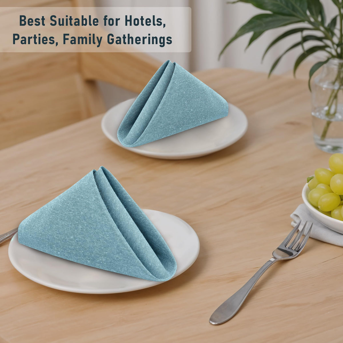 Ruvanti napkins with OEKO-TEX certification ensuring textile safety.