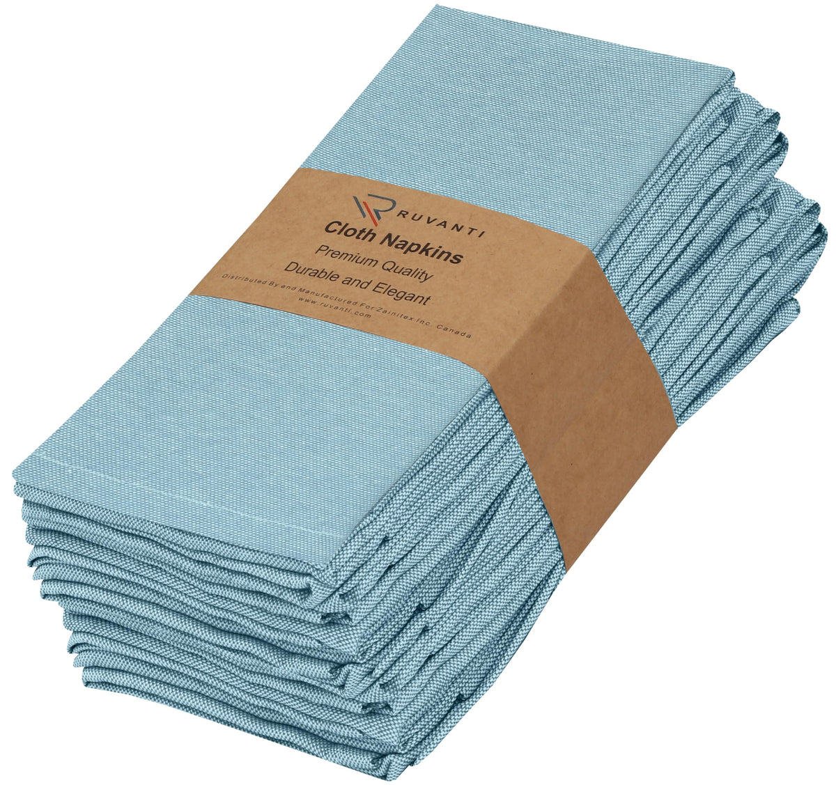 Ruvanti napkins baby blue on a stylish table setting for gatherings.