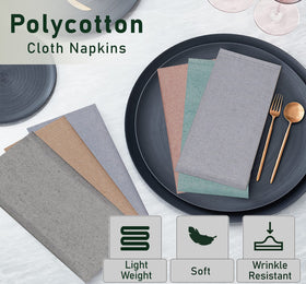 Assorted multicolor pack of Ruvanti napkins ready for wedding or party use.
