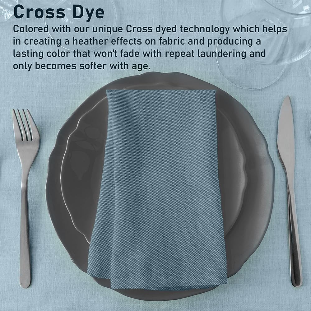 Ruvanti napkins washable machine wash friendly for quick cleanup after meals.