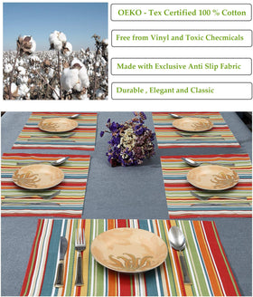 Ruvanti placemats idea for Christmas dinner and festive tables