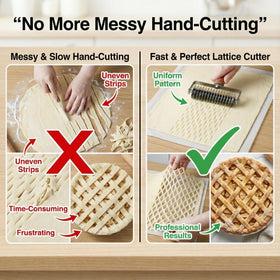 RWIXR lattice pastry cutter heavy-duty construction for durability