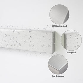 Rymmzone knife strip on wall providing clutter-free storage