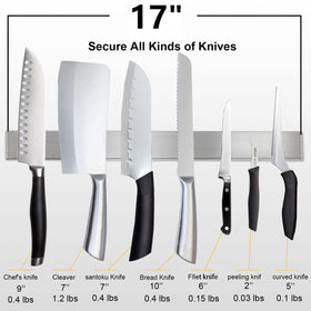 Rymmzone knife strip with EVA pads protecting surfaces from scratches