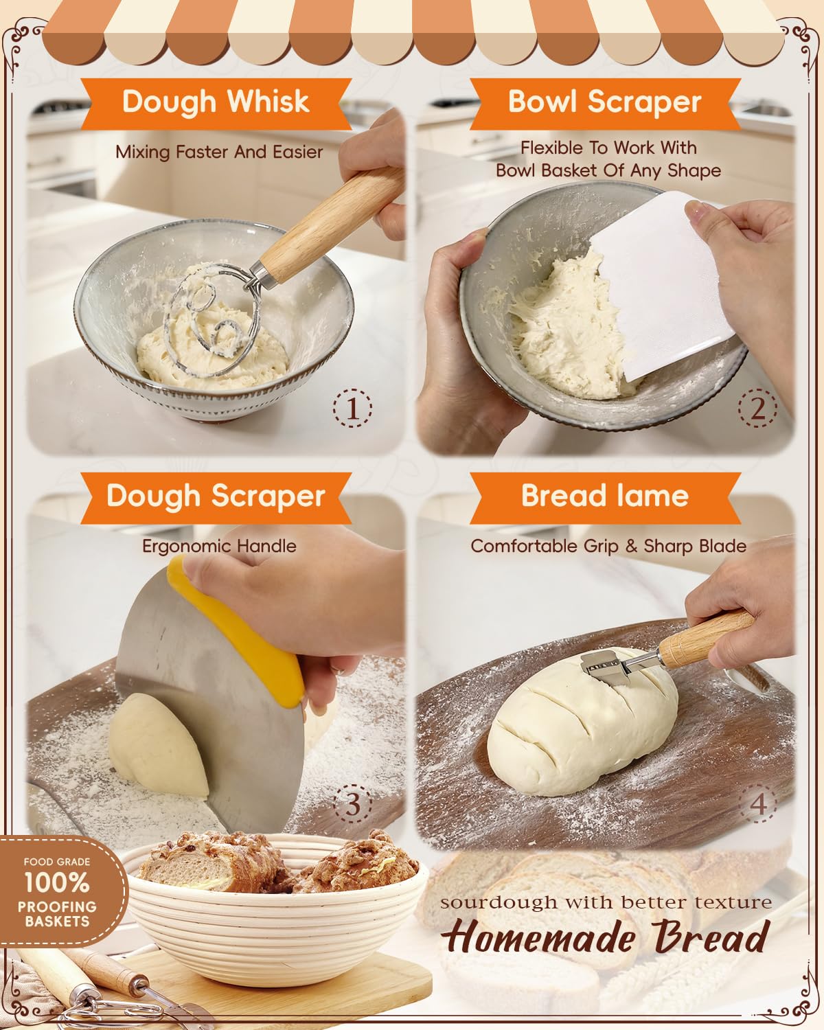 Rymtox dough whisk blending ingredients without overworking.
