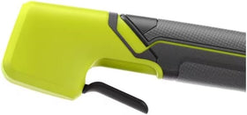 RYOBI ONEAND 18V battery pack attached to blower for portable power