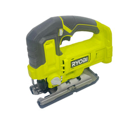 RYOBI ONEAND 18V jig saw packaging highlighting tool-only value